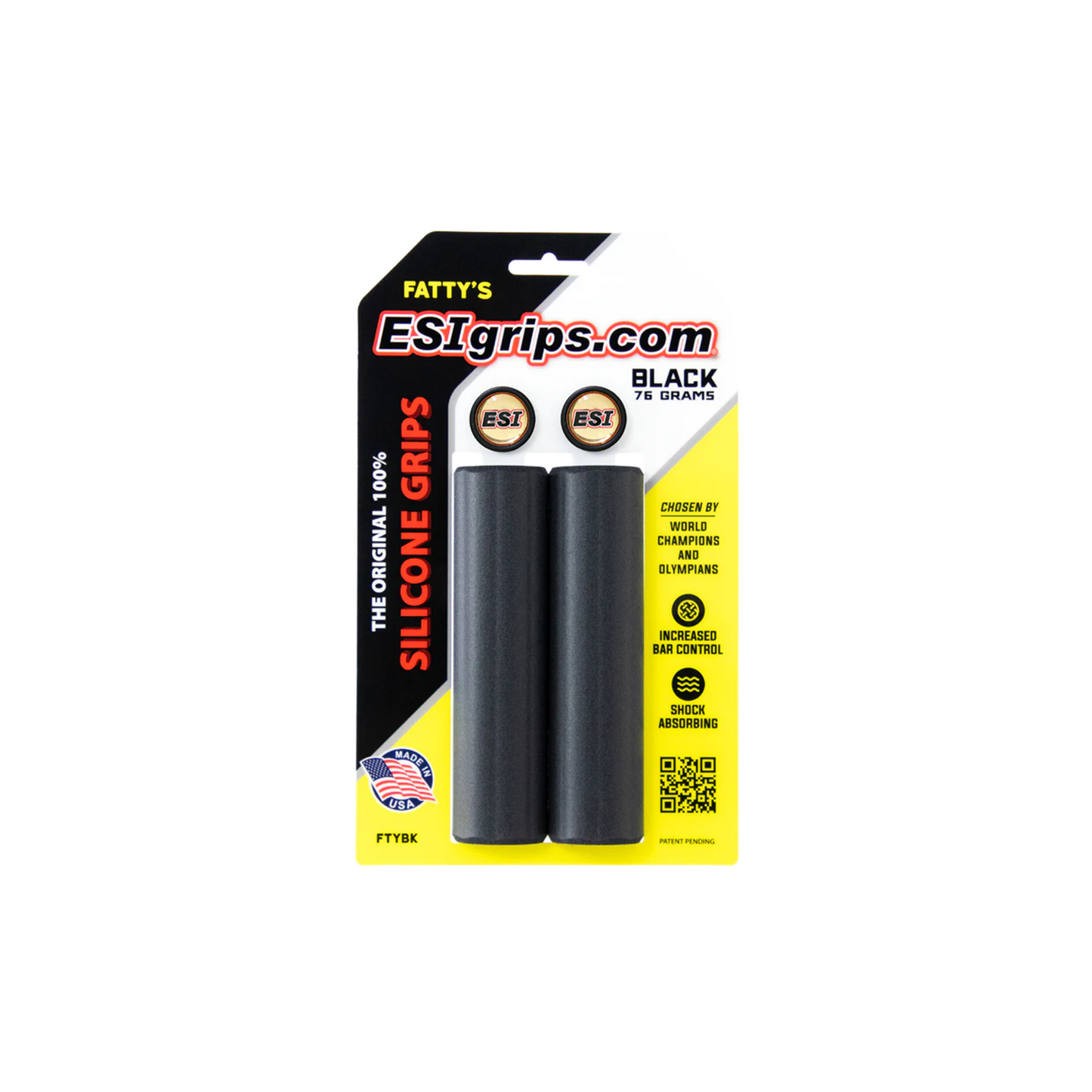 ESI Ribbed Chunky Black Grips | Complete Cyclist - Our softest and thickest grips for every type of cyclist! These Plush Silicone Grips add comfort to any handlebar. The soft Silicone absorbs vibration and keeps your hands comfortable on long or short rides.