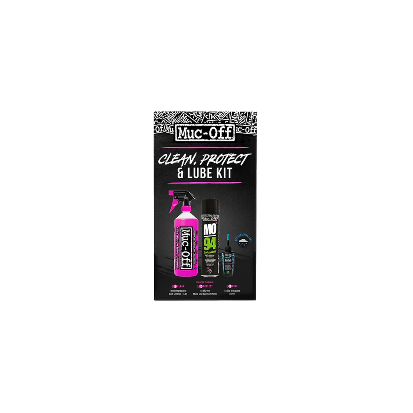 Muc-Off Wash Protect & Wet Lube Kit | Complete Cyclist -