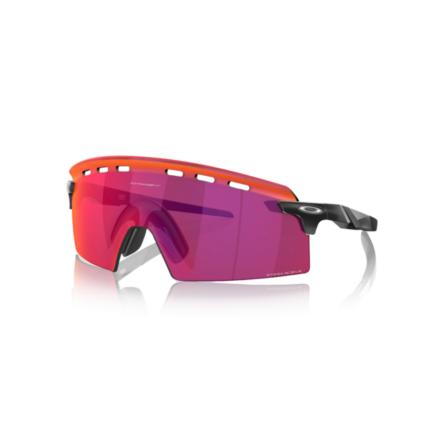Oakley Encoder | Complete Cyclist - Purpose-built for use across multiple sport categories, Encoder is a sport performance style designed with hat and helmet fit functionality in mind. The progressive wrap design creates a unique look with superior coverage and enhanced field of view. The extended wrap of the lens, coupled with calibrated rigidity and low-profile temples make Encoder an obvious choice for a broad range of sports across a variety of light conditions.
