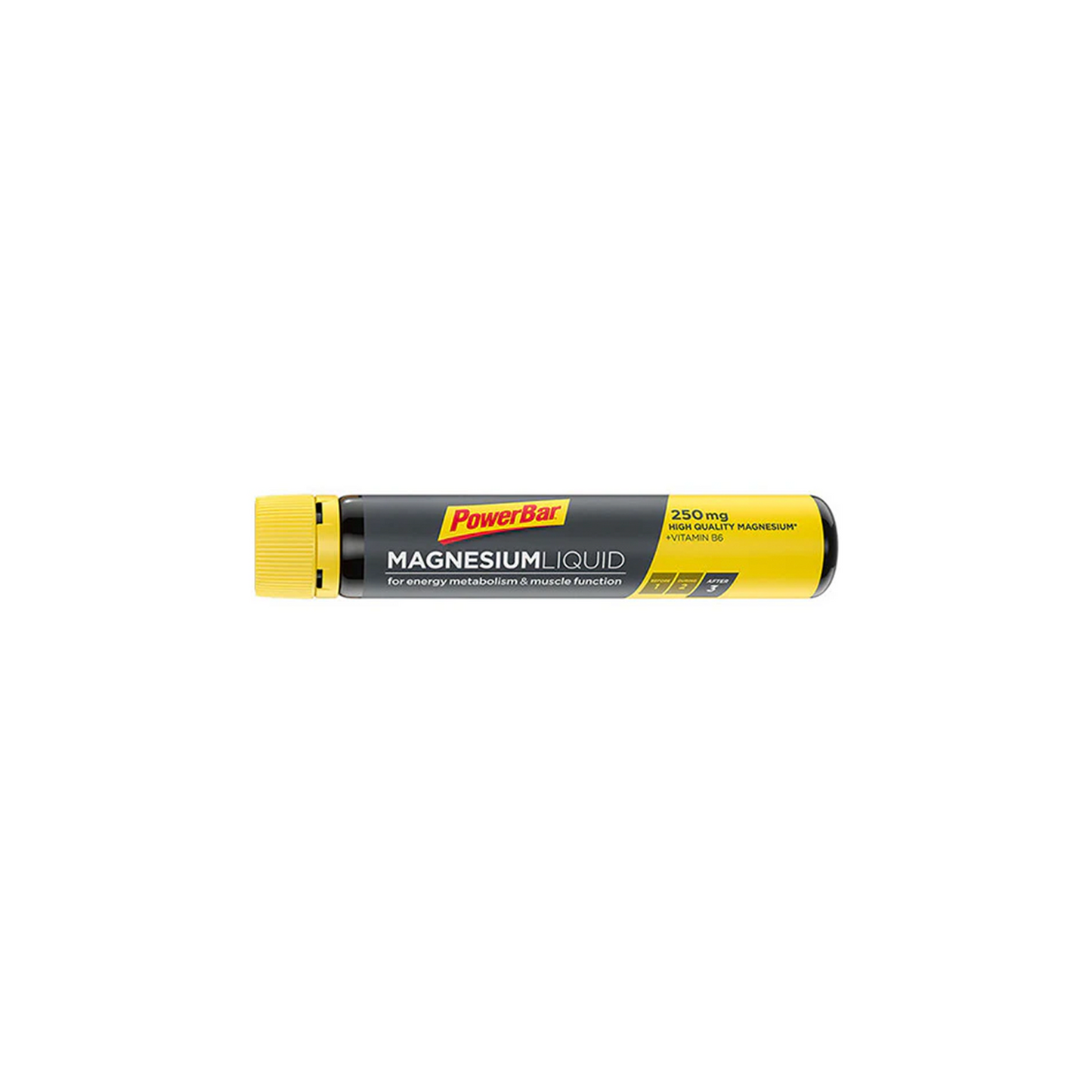 Powerbar Magnesium Liquid | Complete Cyclist - Magnesium is important to support your energy metabolism and normal muscle function. Further, it supports the reduction of tiredness and fatigue. Magnesium is one of the 5 electrolytes that your body loses most while sweating.