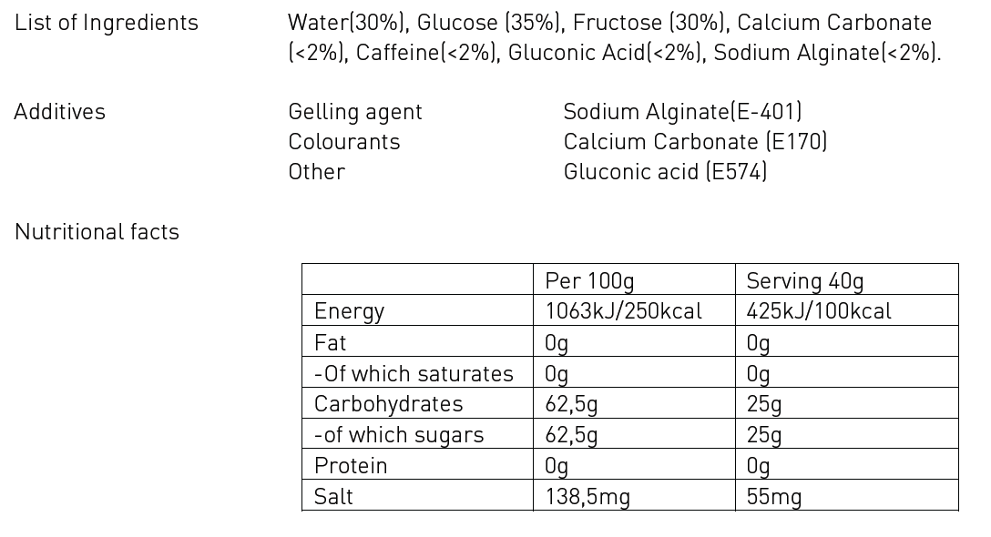 Maurten Hydrogel 100 with 100mg Caffeine