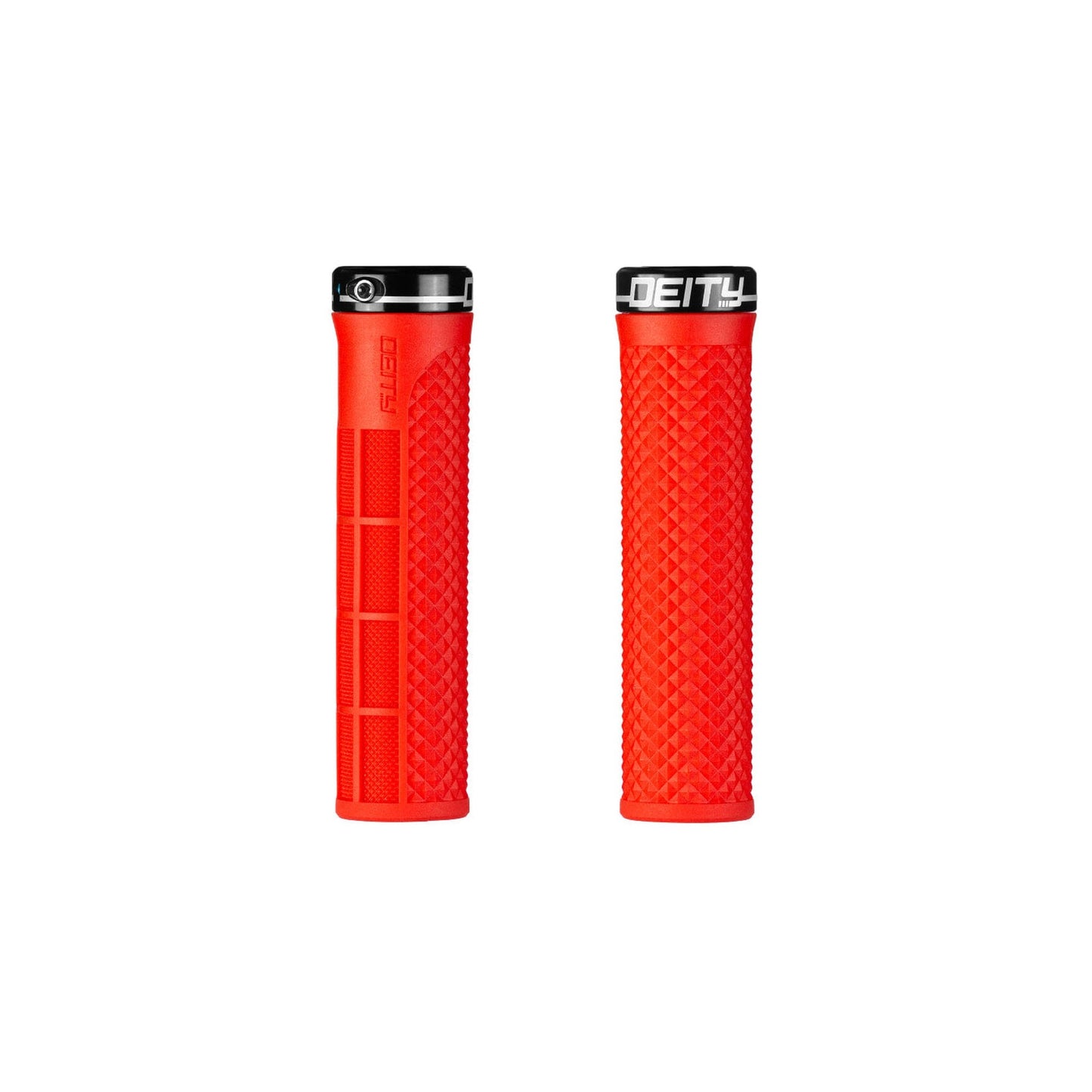 Deity Lockjaw Grips | Complete Cyclist - Overwhelming demand for a diamond version of the renowned KNUCKLEDUSTER Grip lead us to the phenomenal feel of the LOCKJAW.