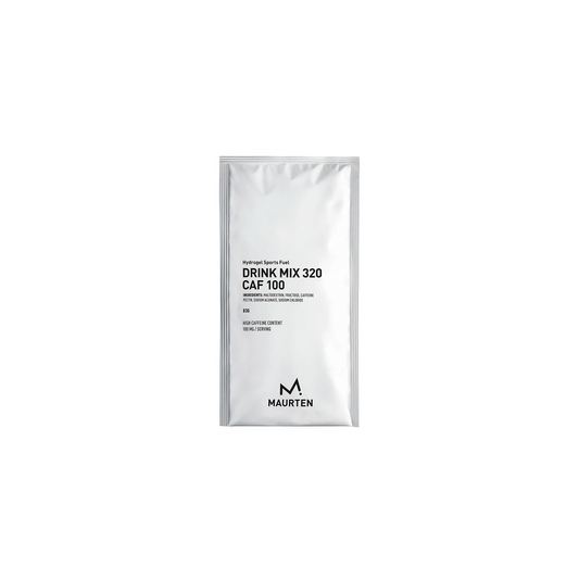 MAURTEN HYDROGEL SPORTS FUEL DRINK MIX 320 CAF 100 | completecyclist - Caffeine, carbohydrates and hydration. Everything at the same time – and at levels that make a difference. The DRINK MIX 320 CAF 100 has it all. By utilizing