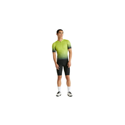 Men's HyprViz SL Air Jersey | Complete Cyclist - The HyprViz Collection is the solution to 24-hour visibility. We combine Hyper Green (the most visible color on the light spectrum) with motion-activated
