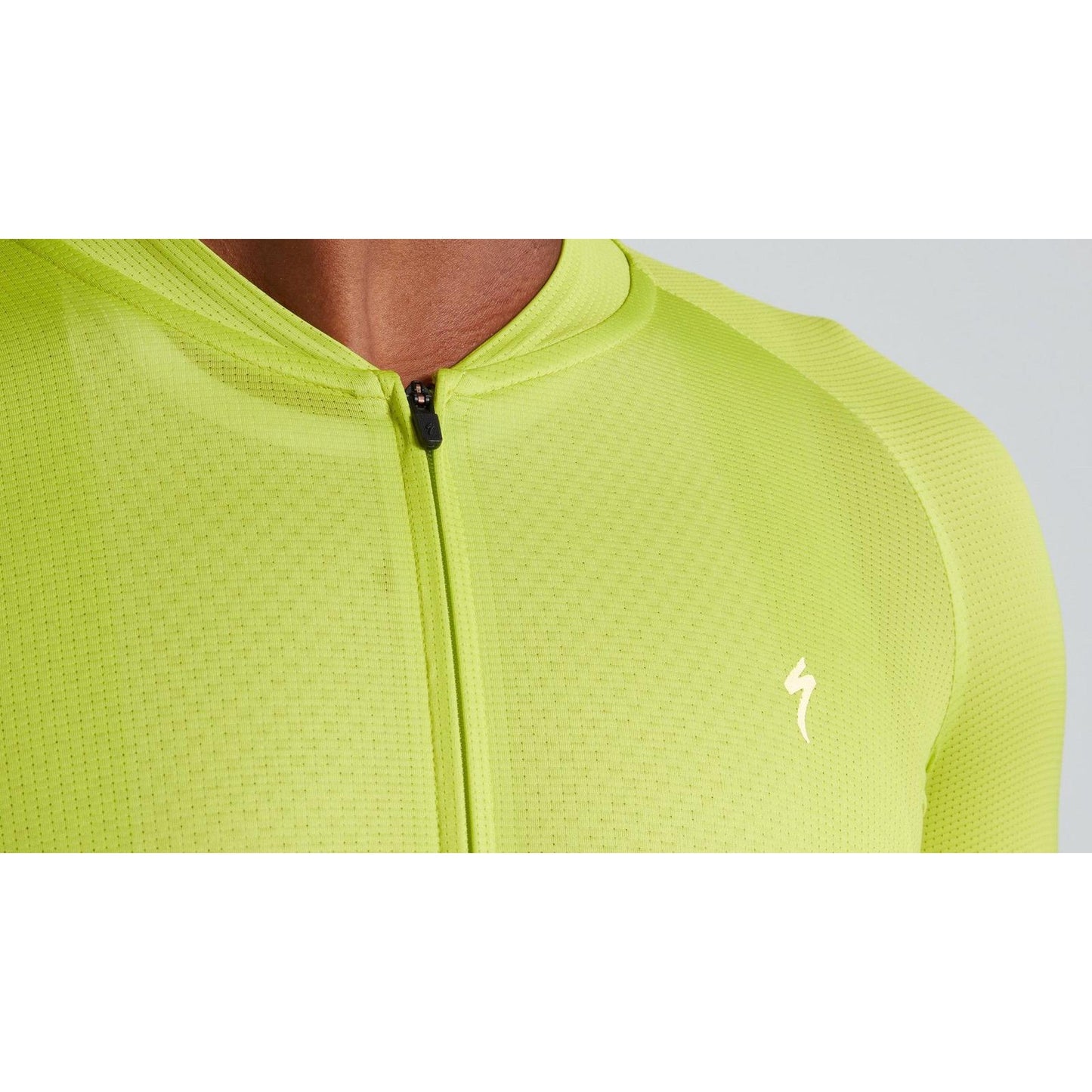 Men's HyprViz SL Air Long Sleeve Jersey | Complete Cyclist - The HyprViz Collection is the solution to 24-hour visibility. We combine Hyper Green (the most visible color on the light spectrum) with motion-activated