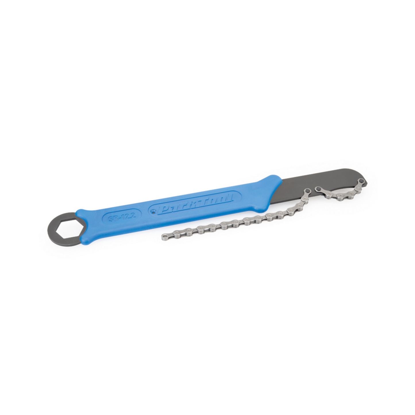 Parktool Sprocket Remover / Chain Whip | Complete Cyclist - This combination chain whip and freewheel / lockring remover wrench is heat treated to prevent bending and flexing, with a molded handle for comfort. 