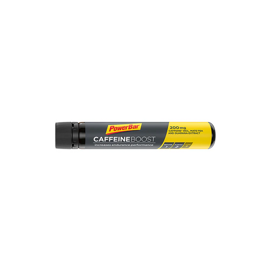 Powerbar Caffeine Boost Ampoule | Complete Cyclist - Many athletes, such as IRONMAN Sebastian Kienle, trust on the benefits of caffeine in their training and competition. Low doses can give you a mental push and with higher doses of 3-4 mg per kilogram body weight you can even increase your endurance performance. 