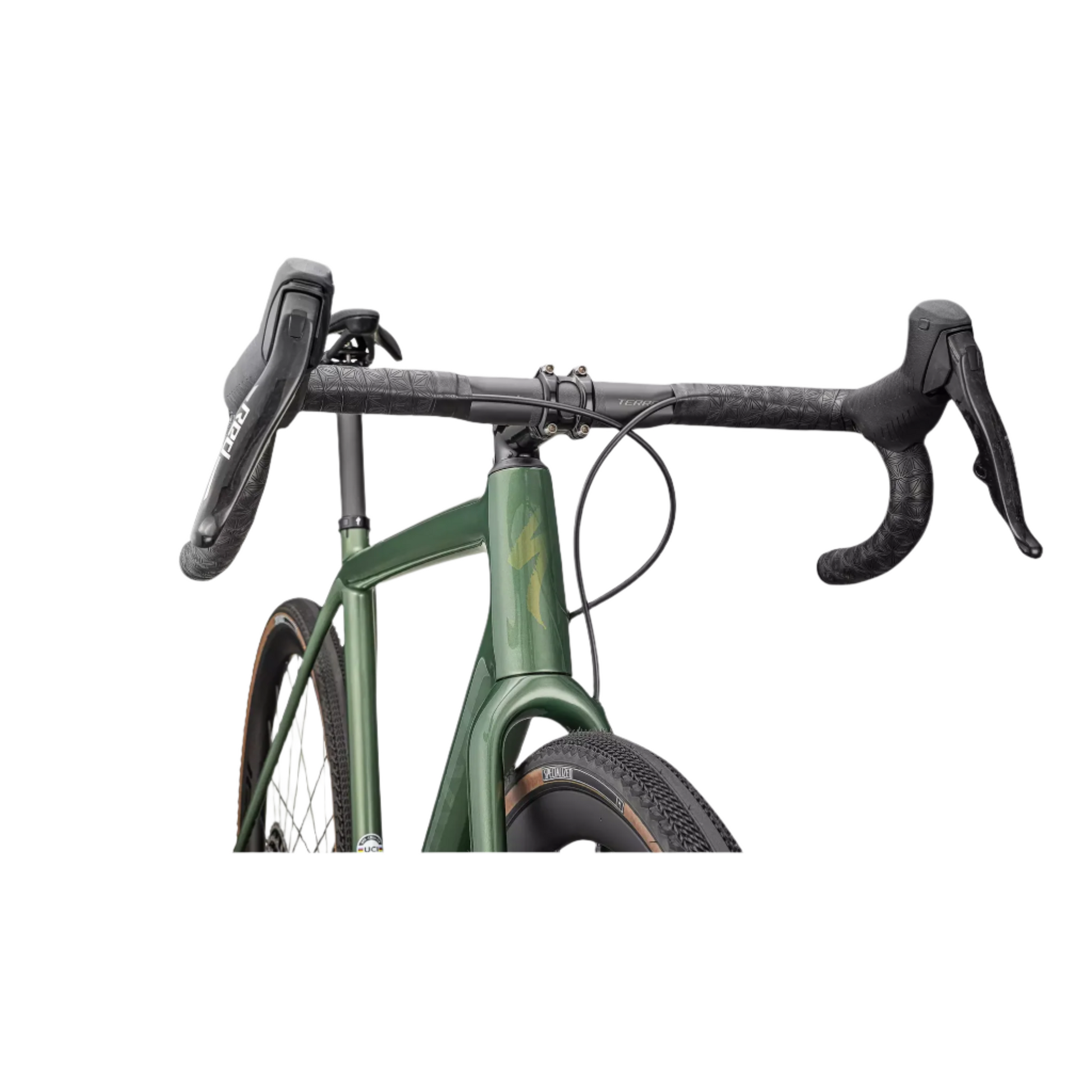 army green gravel bike 2025 S-Works Crux