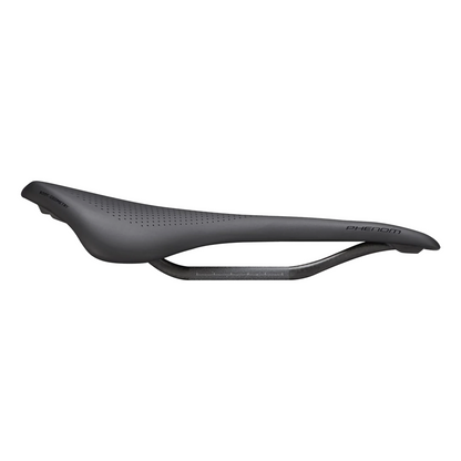 S-Works Phenom Saddle | Complete Cyclist - The S-Works Phenom is a top-of-the-line, lightweight, all-terrain saddle that features a FACT carbon fiber shell that's specifically tuned for the stiffness required of racing. And with a rounded, anti-snag tail and the perfect amount of padding, you'll find it be more than ready for all-day rides both on-and off-road. 