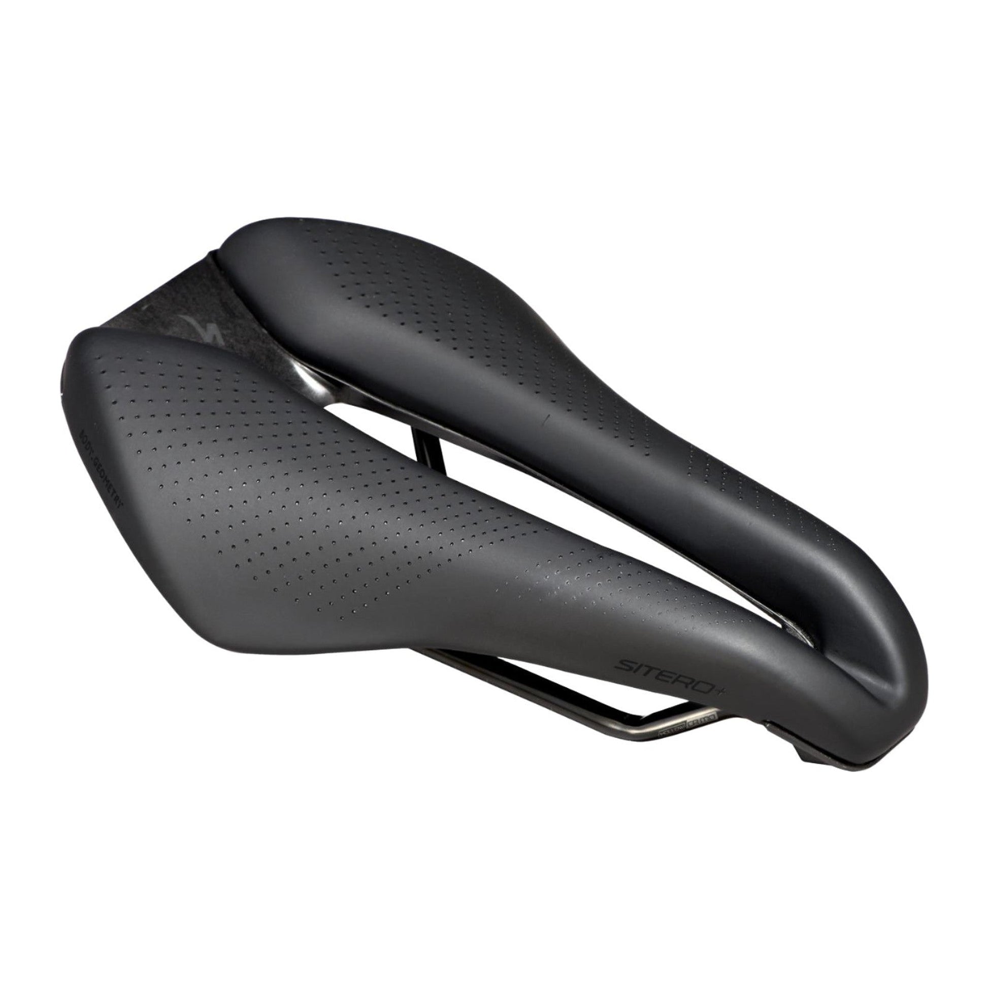 Sitero Plus Saddle Saddle | Complete Cyclist - Designed with our Retül fit specialists, doctors, and engineers, the Sitero Plus is the best-fitting saddle for aerodynamic time trial positions. A wide channel, progressive shape, level 3 padding and multiple width options provide optimal comfort and support for long distance rides in an aerodynamic position.