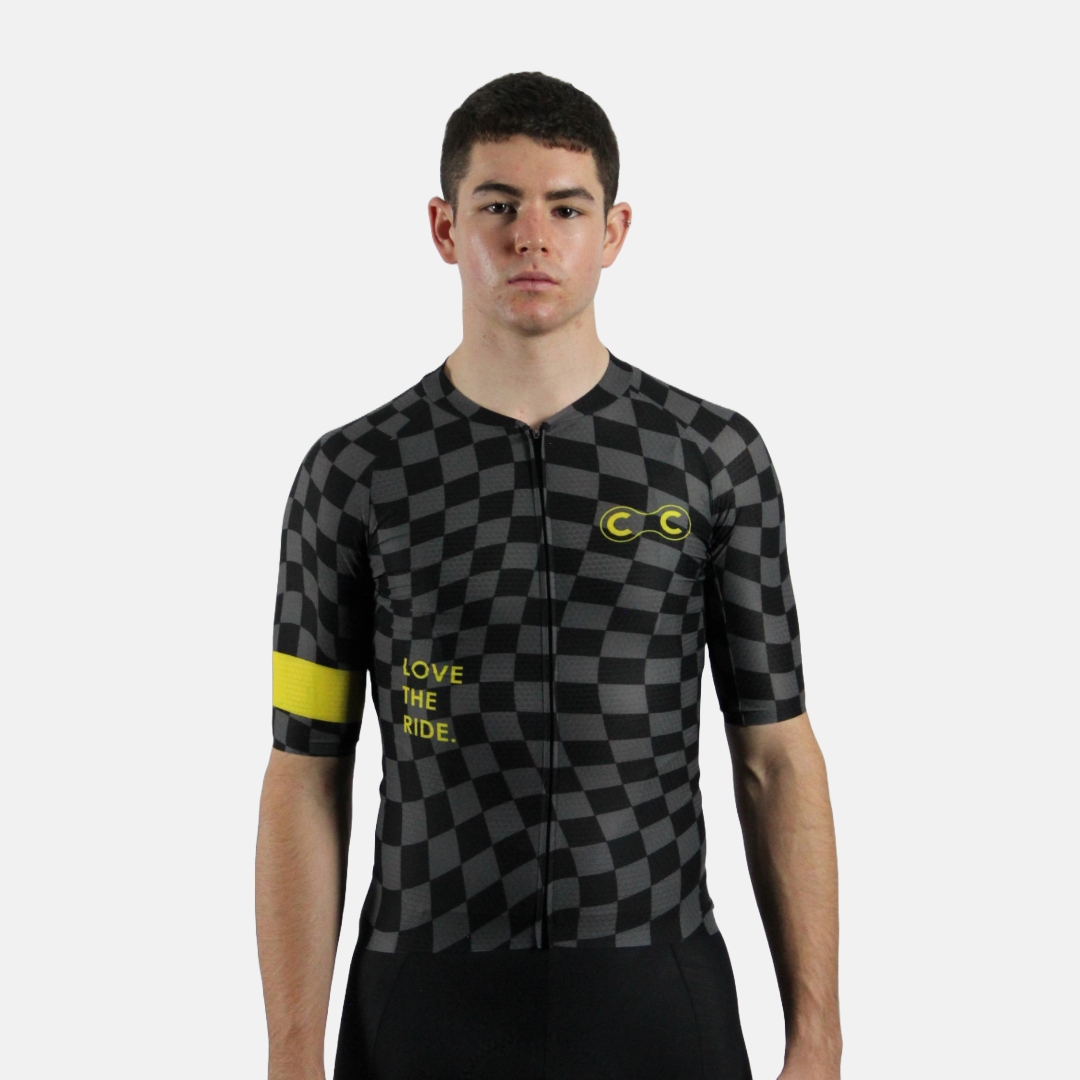 CC Distorted Chequered Jersey