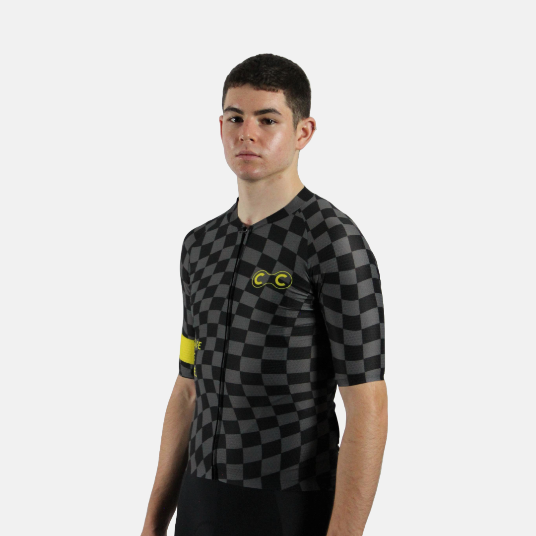 CC Distorted Chequered Jersey