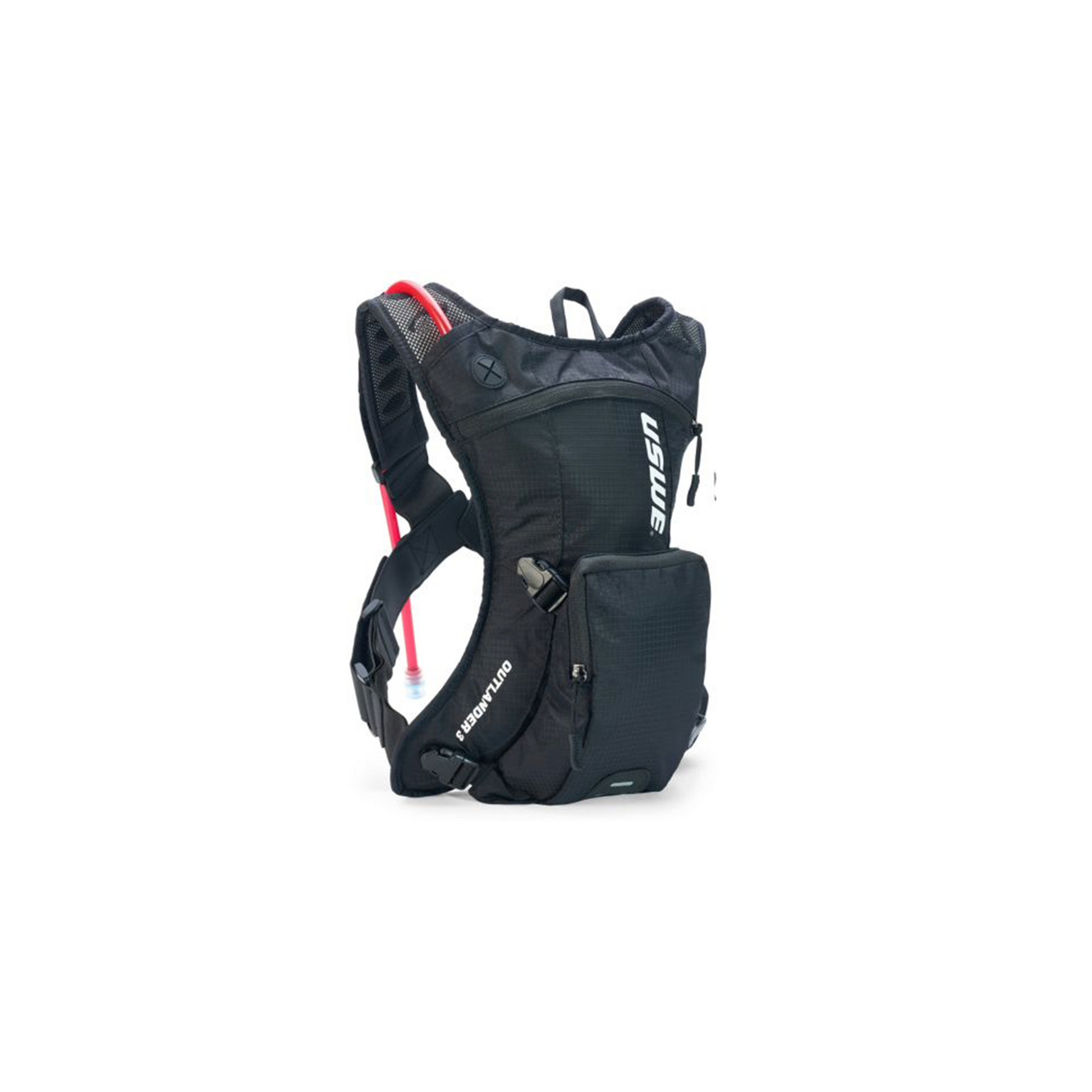 Uswe Outlander 2L Pack | Complete Cyclist - This is a race hydration backpack streamlined to go superlight and almost invisible on your back. The OUTLANDER 2 is geared-up with the award winning No Dancing Monkey™ 4-point harness that makes the pack 100% bounce free in action. 