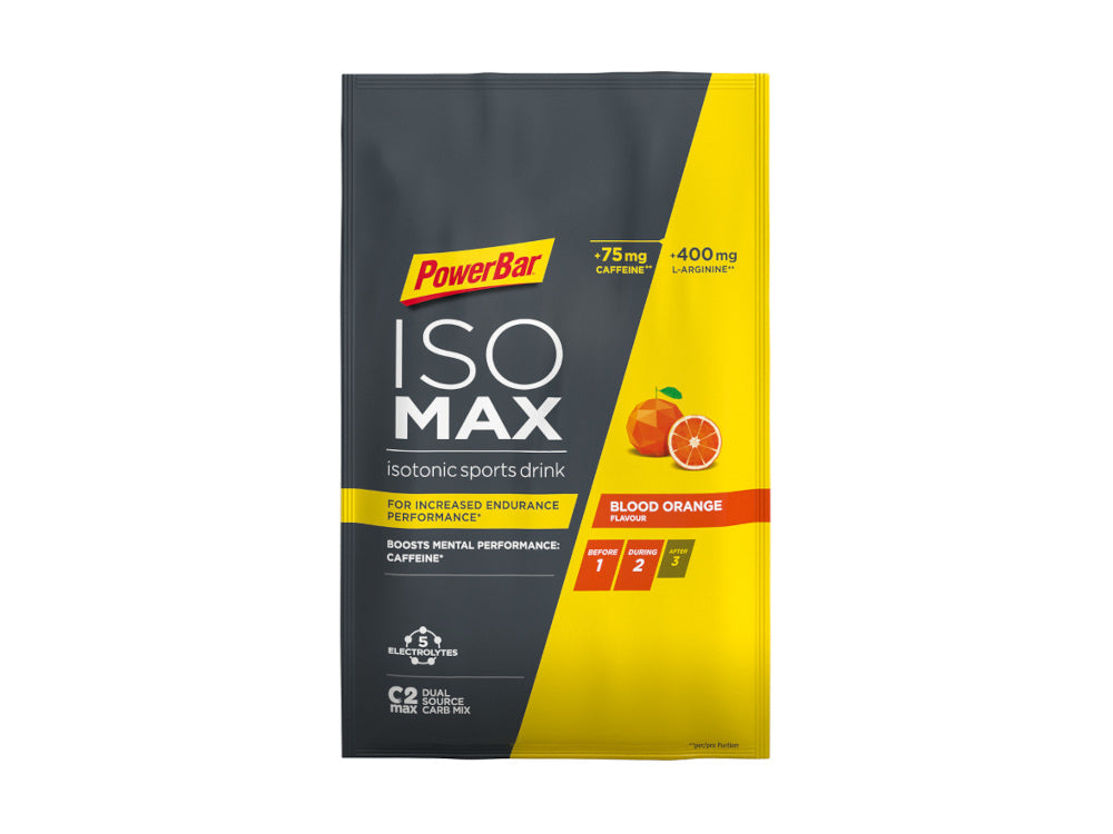 POWERBAR Isomax Isotonic Sports Drink Blood Orange - sachet 50g