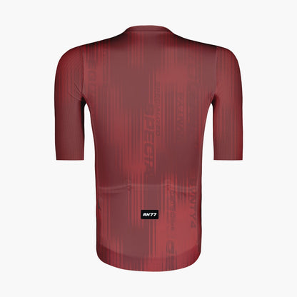 Team77 Club Jersey - REFRACTED Burgundy (back)