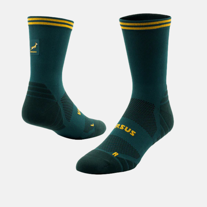 Versus Springboks Active Crew Tab Socks